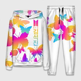 Женский костюм 3D (с толстовкой) с принтом BTS в Ухте,  |  | bangtan | bighit | boy | fake love | j hope | jimin | jin | jungkook | korea | kpop | live | luv | mic drop | rm | suga | v | with | бтс | кей | поп