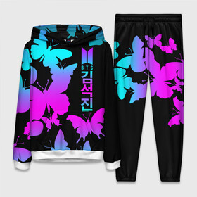 Женский костюм 3D (с толстовкой) с принтом BTS в Ухте,  |  | bangtan | bighit | boy | fake love | j hope | jimin | jin | jungkook | korea | kpop | live | luv | mic drop | rm | suga | v | with | бтс | кей | поп