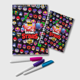 Блокнот с принтом BRAWL STARS SPROUT в Ухте, 100% бумага | 48 листов, плотность листов — 60 г/м2, плотность картонной обложки — 250 г/м2. Листы скреплены удобной пружинной спиралью. Цвет линий — светло-серый
 | bibi | brawl stars | coach mike | crow | gale | leon | leon shark | max | mecha crow | mortis | mr.p | phoenix | sally leon | sandy | spike | sprout | tara | unicorn | virus 8 bit | werewolf | ворон | оборотень