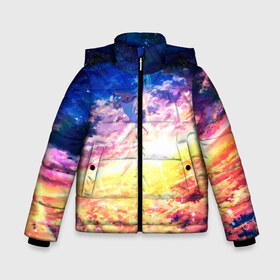 Зимняя куртка для мальчиков 3D с принтом Fallen angel anime art в Ухте, ткань верха — 100% полиэстер; подклад — 100% полиэстер, утеплитель — 100% полиэстер | длина ниже бедра, удлиненная спинка, воротник стойка и отстегивающийся капюшон. Есть боковые карманы с листочкой на кнопках, утяжки по низу изделия и внутренний карман на молнии. 

Предусмотрены светоотражающий принт на спинке, радужный светоотражающий элемент на пуллере молнии и на резинке для утяжки | Тематика изображения на принте: angel | anime | art | fallen | sky | stars | sunset | ангел | аниме | арт | закат | звезды | небо | падший