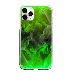 Чехол для iPhone 11 Pro Max матовый с принтом ЗЕЛЁНЫЙ ОГОНЬ в Ухте, Силикон |  | bright | fire | flame | heat | light | wildfire | искры | огненный | огонь | пламя | пожар
