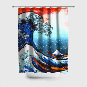 Штора 3D для ванной Ghost of Tsushima.: в Ухте, 100% полиэстер | плотность материала — 100 г/м2. Стандартный размер — 146 см х 180 см. По верхнему краю — пластиковые люверсы для креплений. В комплекте 10 пластиковых колец | ghost of tsushima | samurai | ниндзя | призрак цусимы | самурай