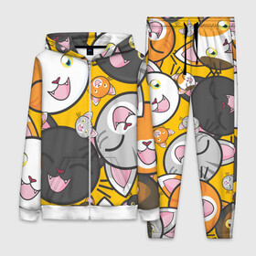 Женский костюм 3D с принтом КОТЫ в Ухте,  |  | cat | взгляд | кот | кот хипстер | котёнок | котятки | котятушки | кошечки | кошка | мордочка