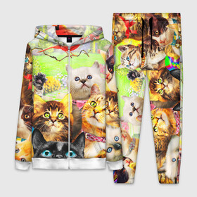 Женский костюм 3D с принтом КОТЫ в Ухте,  |  | cat | взгляд | кот | кот хипстер | котёнок | котятки | котятушки | кошечки | кошка | мордочка