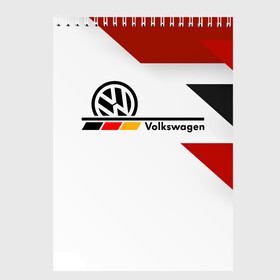 Скетчбук с принтом Volkswagen (Z) в Ухте, 100% бумага
 | 48 листов, плотность листов — 100 г/м2, плотность картонной обложки — 250 г/м2. Листы скреплены сверху удобной пружинной спиралью | amarok | arteon | caravelle | golf | polo | scirocco | teramont | tiguan | touareg | transporter | volkswagen | vw | wv | авто | автомобиль | ам | бренд | карбон | машина | машины | народный автомобиль | фольксваген