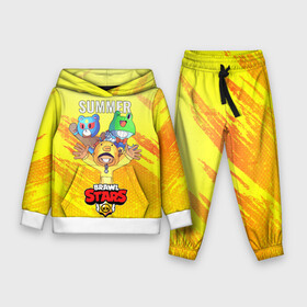 Детский костюм 3D (с толстовкой) с принтом Brawl Stars (с летом) в Ухте,  |  | Тематика изображения на принте: brawl | moba | stars | supercell | игра | лето