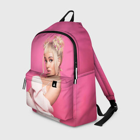 Рюкзак 3D с принтом DOJA CAT в Ухте, 100% полиэстер | лямки с регулируемой длиной, сверху петелька, чтобы рюкзак можно было повесить на вешалку. Основное отделение закрывается на молнию, как и внешний карман. Внутри два дополнительных кармана, один из которых закрывается на молнию. По бокам два дополнительных кармашка | amala | amalaratna zandile dlamini | doja cat | hot pink | mooo | music | pink | rap | say so | интернет | корова | мем | музыка | мууу | розовый | рэп