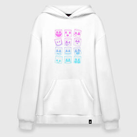 Худи SuperOversize хлопок с принтом FORTNITE x MARSHMELLO в Ухте, 70% хлопок, 30% полиэстер, мягкий начес внутри | карман-кенгуру, эластичная резинка на манжетах и по нижней кромке, двухслойный капюшон
 | deadmau5 | fortnite | fortnite 2 | fortnite x маршмелло | ikonik | marshmello | ninja | ninja streamer | raven | travis scott | ворон | иконик | ниндзя | пили | рейвен | трэвис скотт | фортнайт