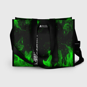 Сумка-шоппер 3D с принтом MINECRAFT в Ухте, 100% полиэстер | застегивается на металлическую кнопку; внутренний карман застегивается на молнию. Стенки укреплены специальным мягким материалом, чтобы защитить содержимое от несильных ударов
 | block | creeper | cube | minecraft | pixel | блок | геометрия | крафт | крипер | кубики | майнкрафт | пиксели