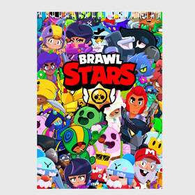 Скетчбук с принтом BRAWL STARS ВСЕ БРАВЛЕРЫ в Ухте, 100% бумага
 | 48 листов, плотность листов — 100 г/м2, плотность картонной обложки — 250 г/м2. Листы скреплены сверху удобной пружинной спиралью | bibi | brawl stars | coach mike | crow | gale | leon | leon shark | max | mecha crow | mortis | mr.p | nani | phoenix | sally leon | sandy | spike | sprout | tara | virus 8 bit | werewolf | ворон | оборотень