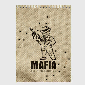 Скетчбук с принтом Mafia 2 в Ухте, 100% бумага
 | 48 листов, плотность листов — 100 г/м2, плотность картонной обложки — 250 г/м2. Листы скреплены сверху удобной пружинной спиралью | Тематика изображения на принте: 2 | 2020 | definitive | edition | mafia | банда | вито | гангстеры | герои | дон | игра | капоне | компьютерная | корлеоне | крестный | культ | мафия | мешковина | настольная | отец | персонаж | фильм