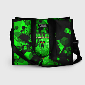 Сумка-шоппер 3D с принтом Minecraft в Ухте, 100% полиэстер | застегивается на металлическую кнопку; внутренний карман застегивается на молнию. Стенки укреплены специальным мягким материалом, чтобы защитить содержимое от несильных ударов
 | craft | game | mine | minecraft | minecraftmemories | pixel | tnt | twitter | блок | динамит | игра | красный блок | майнкрафт | маркус перссон | пиксель | ремесло | тротил | шахта