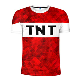 Мужская футболка 3D спортивная с принтом Minecraft. в Ухте, 100% полиэстер с улучшенными характеристиками | приталенный силуэт, круглая горловина, широкие плечи, сужается к линии бедра | craft | game | mine | minecraft | minecraftmemories | pixel | tnt | twitter | блок | динамит | игра | красный блок | майнкрафт | маркус перссон | пиксель | ремесло | тротил | шахта