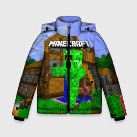 Зимняя куртка для мальчиков 3D Minecraft: в Ухте, ткань верха — 100% полиэстер; подклад — 100% полиэстер, утеплитель — 100% полиэстер | длина ниже бедра, удлиненная спинка, воротник стойка и отстегивающийся капюшон. Есть боковые карманы с листочкой на кнопках, утяжки по низу изделия и внутренний карман на молнии. 
Предусмотрены светоотражающий принт на спинке, радужный светоотражающий элемент на пуллере молнии и на резинке для утяжки | craft | game | mine | minecraft | minecraftmemories | pixel | tnt | twitter | блок | динамит | игра | красный блок | майнкрафт | маркус перссон | пиксель | ремесло | тротил | шахта