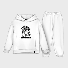 Детский костюм хлопок Oversize BEST FRIEND (Z): в Ухте,  |  | best friend | dog | doggie | doggy | друг человека | другу | кинолог | лабрадор | мохнатый | пес | пёсель | пёсик | подарок | подруге | собака | собакен | собаки | собачка | собачнику