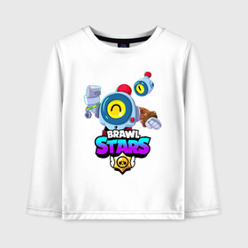 Детский лонгслив хлопок BRAWL STARS NANI: в Ухте, 100% хлопок | круглый вырез горловины, полуприлегающий силуэт, длина до линии бедер | bibi | brawl stars | coach mike | crow | gale | leon | leon shark | max | mecha crow | mortis | mr.p | nani | phoenix | sally leon | sandy | spike | sprout | tara | virus 8 bit | werewolf | ворон | оборотень