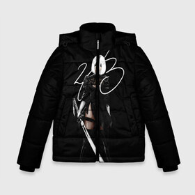 Зимняя куртка для мальчиков 3D с принтом 2B в Ухте, ткань верха — 100% полиэстер; подклад — 100% полиэстер, утеплитель — 100% полиэстер | длина ниже бедра, удлиненная спинка, воротник стойка и отстегивающийся капюшон. Есть боковые карманы с листочкой на кнопках, утяжки по низу изделия и внутренний карман на молнии. 

Предусмотрены светоотражающий принт на спинке, радужный светоотражающий элемент на пуллере молнии и на резинке для утяжки | 2b | 2b nier automata | a2 | nier | nier automata | nier: automata | ниер | ниер автомата | ниир автомата | ньер автомата