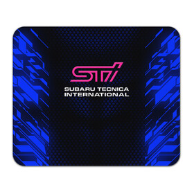 Коврик для мышки прямоугольный с принтом SUBARU STI (Z) в Ухте, натуральный каучук | размер 230 х 185 мм; запечатка лицевой стороны | 2020 | auto | forester | impreza | outback | sport | sti | subaru | tribeca | wrx | авто | автомобиль | автомобильные | аутбек | бренд | врх | импреза | марка | машины | оутбек | спорт | сти | субару | трибека | форестер