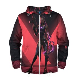 Мужская ветровка 3D с принтом Lover of Reyna в Ухте, 100% полиэстер | подол и капюшон оформлены резинкой с фиксаторами, два кармана без застежек по бокам, один потайной карман на груди | Тематика изображения на принте: 