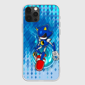 Чехол для iPhone 12 Pro Metal Sonic: в Ухте, силикон | область печати: задняя сторона чехла, без боковых панелей | metal sonic | видеоигры | поколения ежик соник | робот | супер ёж