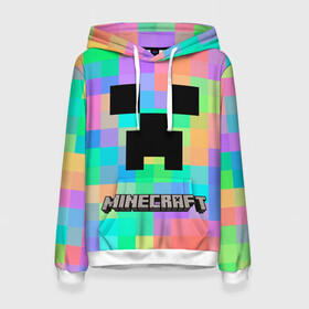 Женская толстовка 3D с принтом Minecraft. в Ухте, 100% полиэстер  | двухслойный капюшон со шнурком для регулировки, мягкие манжеты на рукавах и по низу толстовки, спереди карман-кенгуру с мягким внутренним слоем. | craft | game | mine | minecraft | minecraftmemories | pixel | tnt | twitter | блок | динамит | игра | красный блок | майнкрафт | маркус перссон | пиксель | ремесло | тротил | шахта