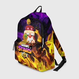 Рюкзак 3D с принтом BRAWL STARS в Ухте, 100% полиэстер | лямки с регулируемой длиной, сверху петелька, чтобы рюкзак можно было повесить на вешалку. Основное отделение закрывается на молнию, как и внешний карман. Внутри два дополнительных кармана, один из которых закрывается на молнию. По бокам два дополнительных кармашка | bibi | brawl stars | coach mike | crow | gale | leon | leon shark | max | mecha crow | mortis | mr.p | nani | phoenix | sally leon | sandy | spike | sprout | tara | virus 8 bit | werewolf | ворон | оборотень