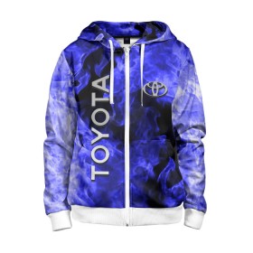 Детская толстовка 3D на молнии с принтом TOYOTA в Ухте, 100% полиэстер |  манжеты и пояс оформлены широкой мягкой резинкой, двухслойный капюшон со шнурком для регулировки, спереди карманы и застежка-молния
 | toyota | абстракция | авто | автомобиль | лого | логотип | машина | таета | тоета | тойота