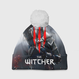 Шапка 3D c помпоном с принтом The Witcher. в Ухте, 100% полиэстер | универсальный размер, печать по всей поверхности изделия | netflix | the witcher | американский сериал | ве витчер | ведьмак | геральт | игра | кино | нетфликс | популярные иллюстрации | сериал | сериалы | фильмы | фэнтези