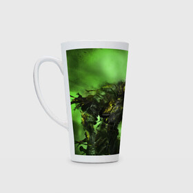 Кружка Латте DARK SOULS: в Ухте, Белая керамика | Объем 480 мл; Высота 150 мм; Диаметр 90 мм | dark | dark souls | demon souls | knight | praise the sun | дарк соулс | демон соулс | игры | рыцарь | темные души | тьма