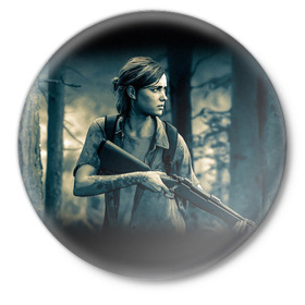 Значок с принтом THE LAST OF US (+спина) (Z) в Ухте,  металл | круглая форма, металлическая застежка в виде булавки | allie | cicadas | fireflies | naughty dog | the last of us | the last of us part 2 | бандиты | джоэл | дина | каннибалы | кейт | марлин | охотники | последние из нас | цикады | элли