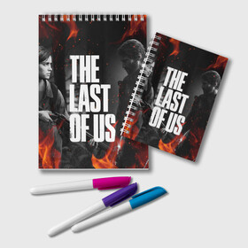 Блокнот с принтом THE LAST OF US 2 в Ухте, 100% бумага | 48 листов, плотность листов — 60 г/м2, плотность картонной обложки — 250 г/м2. Листы скреплены удобной пружинной спиралью. Цвет линий — светло-серый
 | cicadas | fireflies | naughty dog | the last of us | the last of us part 2 | tlou | tlou2 | джоэл | ласт оф ас | последние из нас | цикады | элли
