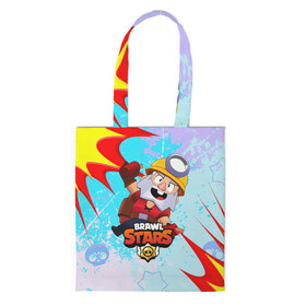 Сумка 3D повседневная с принтом Brawl Stars Dynamike в Ухте, 100% полиэстер | Плотность: 200 г/м2; Размер: 34×35 см; Высота лямок: 30 см | brawl | brawl stars | brawl stars mike | brawler | dynamike | mike | new br | stars | бравл | бравл стар майк | бравл старс | взрыв | динамайк | диномайк | игра | майк | моба | мобильная | старс | шутер