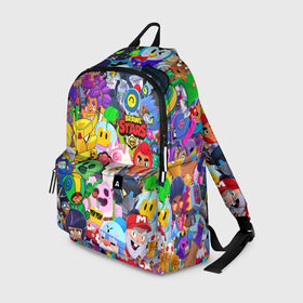 Рюкзак 3D с принтом BRAWL STARS NANI в Ухте, 100% полиэстер | лямки с регулируемой длиной, сверху петелька, чтобы рюкзак можно было повесить на вешалку. Основное отделение закрывается на молнию, как и внешний карман. Внутри два дополнительных кармана, один из которых закрывается на молнию. По бокам два дополнительных кармашка | bibi | brawl stars | coach mike | crow | gale | leon | leon shark | max | mecha crow | mortis | mr.p | nani | phoenix | sally leon | sandy | spike | sprout | tara | virus 8 bit | werewolf | ворон | оборотень