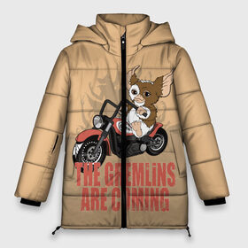 Женская зимняя куртка 3D с принтом The Gremlins are coming в Ухте, верх — 100% полиэстер; подкладка — 100% полиэстер; утеплитель — 100% полиэстер | длина ниже бедра, силуэт Оверсайз. Есть воротник-стойка, отстегивающийся капюшон и ветрозащитная планка. 

Боковые карманы с листочкой на кнопках и внутренний карман на молнии | gizmo | gremlins | mogwai | vdzajul | гизмо | гремлины | магвай