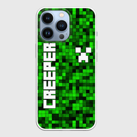 Чехол для iPhone 13 Pro MINECRAFT CREEPER: в Ухте,  |  | creeper | game | minecraft | блоки | игра | квадраты | компьютерная | крипер | криппер | майнкрафт | огонь