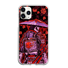 Чехол для iPhone 11 Pro матовый с принтом Самурай в розах в Ухте, Силикон |  | воин | природа | рисунок | розы | самурай | самурай в розах | цветы