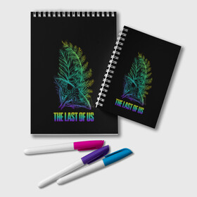 Блокнот с принтом The Last of Us в Ухте, 100% бумага | 48 листов, плотность листов — 60 г/м2, плотность картонной обложки — 250 г/м2. Листы скреплены удобной пружинной спиралью. Цвет линий — светло-серый
 | ashley | baker | cicada | ellie | joel | johnson | last | miller | of | the | troy | us | бейкер | вилльямс | джонсон | джоэл | из | миллер | нас | одни | последние | трой | цикада | элли | эшли