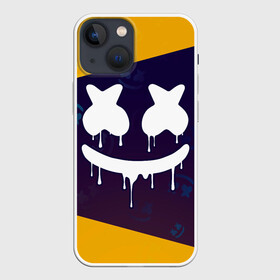Чехол для iPhone 13 mini с принтом MARSHMELLO   МАРШМЕЛЛОУ в Ухте,  |  | face | logo | marsh | marshmallow | marshmello | marshmelo | mello | smile | лицо | лого | маршмеллов | маршмеллоу | маршмеллу | маршмело | маршмелов | маршмелоу | маска | музыка | рожица | символ | смайл | улыбка