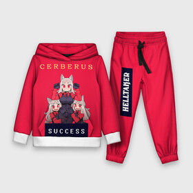 Детский костюм 3D (с толстовкой) с принтом Helltaker: CERBERUS в Ухте,  |  | Тематика изображения на принте: cerberus | hell taker | helltaker | персонаж | хелл тэйкер | хеллтейкер