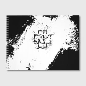Альбом для рисования с принтом RAMMSTEIN РАМШТАЙН в Ухте, 100% бумага
 | матовая бумага, плотность 200 мг. | Тематика изображения на принте: lindemann | lm | rammstein | rock | кристиан лоренц | линдеманн | лм | музыка | рамштайн | рок | тилль линдеманн