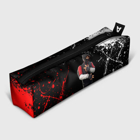 Пенал 3D с принтом FORTNITE x IKONIK в Ухте, 100% полиэстер | плотная ткань, застежка на молнии | deadmau5 | fortnite | fortnite 2 | fortnite x маршмелло | ikonik | marshmello | ninja | ninja streamer | raven | travis scott | ворон | иконик | ниндзя | пили | рейвен | трэвис скотт | фортнайт