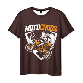 Мужская футболка 3D с принтом Motorcross (Z) в Ухте, 100% полиэфир | прямой крой, круглый вырез горловины, длина до линии бедер | Тематика изображения на принте: 2020 | auto | bike | moto | motorcycle | sport | авто | автомобиль | автомобильные | байк | бренд | марка | машины | мото | мотоциклы | спорт