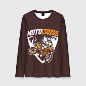 Мужской лонгслив 3D с принтом Motorcross (Z) в Ухте, 100% полиэстер | длинные рукава, круглый вырез горловины, полуприлегающий силуэт | Тематика изображения на принте: 2020 | auto | bike | moto | motorcycle | sport | авто | автомобиль | автомобильные | байк | бренд | марка | машины | мото | мотоциклы | спорт