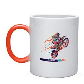 Кружка хамелеон с принтом Motocross (Z) в Ухте, керамика | меняет цвет при нагревании, емкость 330 мл | 2020 | auto | bike | moto | motorcycle | sport | авто | автомобиль | автомобильные | байк | бренд | марка | машины | мото | мотоциклы | спорт