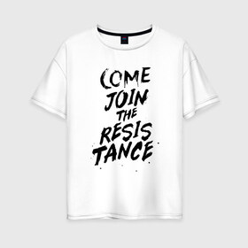 Женская футболка хлопок Oversize с принтом БУМАЖНЫЙ ДОМ в Ухте, 100% хлопок | свободный крой, круглый ворот, спущенный рукав, длина до линии бедер
 | bella ciao | berlin | denver | helsinki | la casa de papel | moscow | nairobi | netflix | oslo | professor | rio | spain | tokyo | белла чао | берлин | бумажный дом | денвер | испания | лиссабон | москва | найроби | нетфликс | осло | палермо