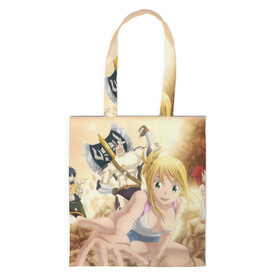 Шоппер 3D с принтом FAIRY TAIL | ХВОСТ ФЕИ в Ухте, 100% полиэстер | Плотность: 200 г/м2; Размер: 34×35 см; Высота лямок: 30 см | fairy tail | аниме | анимэ | манга | мультфильм | персонаж | сказка | фаир таил | фаиру таил | фейри тейл | фильм | хвост феи