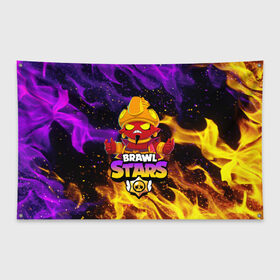 Флаг-баннер с принтом BRAWL STARS EVIL GENE ДЖИН в Ухте, 100% полиэстер | размер 67 х 109 см, плотность ткани — 95 г/м2; по краям флага есть четыре люверса для крепления | bibi | brawl stars | coach mike | crow | evil gene | gale | gene | leon | leon shark | max | mecha crow | mortis | mr.p | nani | phoenix | sally leon | sandy | spike | sprout | tara | virus 8 bit | werewolf | ворон | джин | оборотень