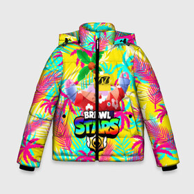 Зимняя куртка для мальчиков 3D BRAWL STARS SPROUT СПРАУТ: в Ухте, ткань верха — 100% полиэстер; подклад — 100% полиэстер, утеплитель — 100% полиэстер | длина ниже бедра, удлиненная спинка, воротник стойка и отстегивающийся капюшон. Есть боковые карманы с листочкой на кнопках, утяжки по низу изделия и внутренний карман на молнии. 
Предусмотрены светоотражающий принт на спинке, радужный светоотражающий элемент на пуллере молнии и на резинке для утяжки | bibi | brawl stars | coach mike | crow | evil gene | gale | gene | leon | leon shark | max | mecha crow | mortis | mr.p | nani | phoenix | sally leon | sandy | spike | sprout | tara | virus 8 bit | werewolf | ворон | джин | оборотень