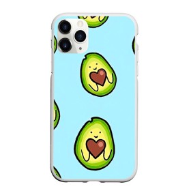 Чехол для iPhone 11 Pro Max матовый с принтом Милое авокадо в Ухте, Силикон |  | Тематика изображения на принте: авокадо | арт | вкусняшка | мило | милое | рисунок | сердечко | сердце | фрукт | шоколад
