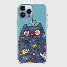 Чехол для iPhone 13 Pro Max с принтом Cat в Ухте,  |  | cat | night | звёздный котик | космос | котейка | котик